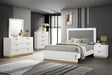 Tampa Furniture Outlet - Coaster - Caraway 5-piece Eastern King Bedroom Set White - 224771KE-S5