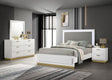 Tampa Furniture Outlet - Coaster - Caraway 4-piece California King Bedroom Set White - 224771KW-S4