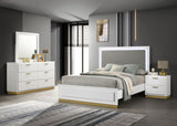 Tampa Furniture Outlet - Coaster - Caraway 4-piece California King Bedroom Set White - 224771KW-S4