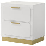 Caraway 2-drawer Nightstand White - Tampa Furniture Outlet