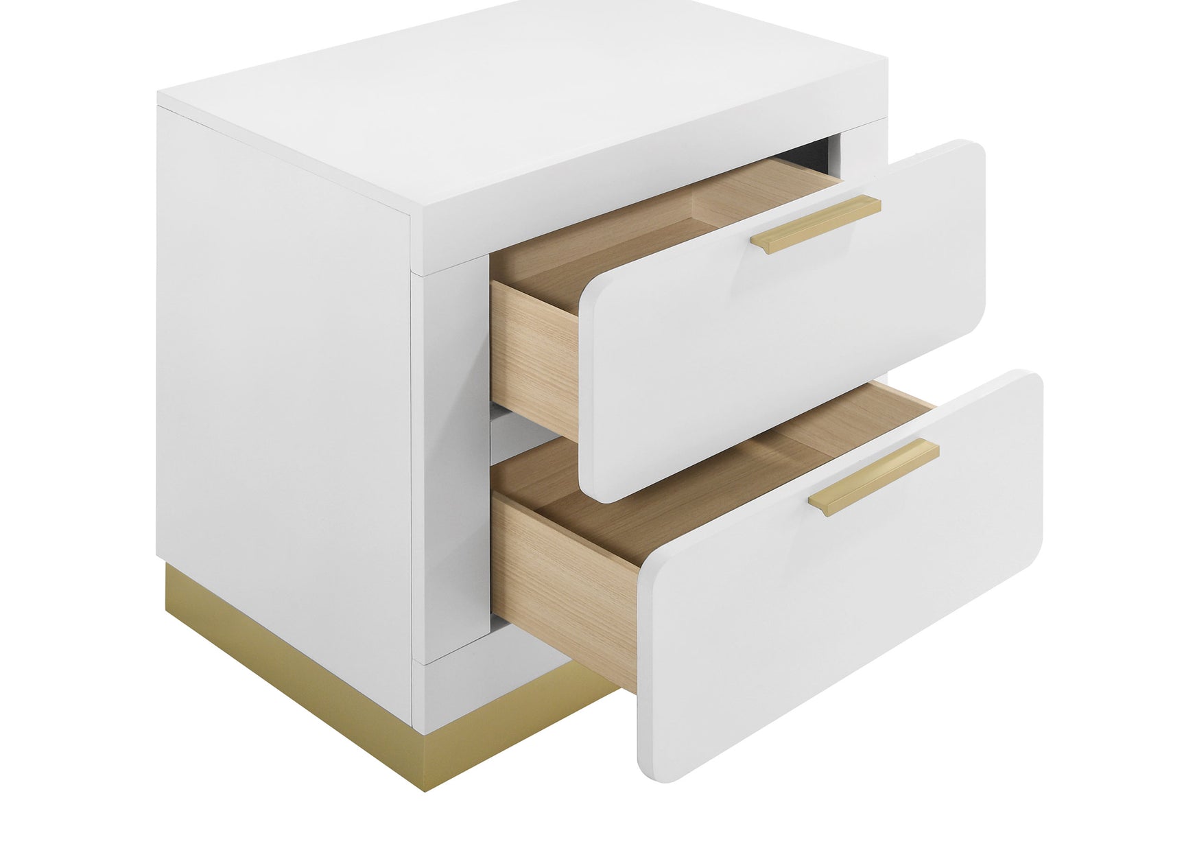 Caraway 2-drawer Nightstand White - Tampa Furniture Outlet