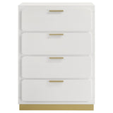 Caraway 4-drawer Bedroom Chest White - Tampa Furniture Outlet