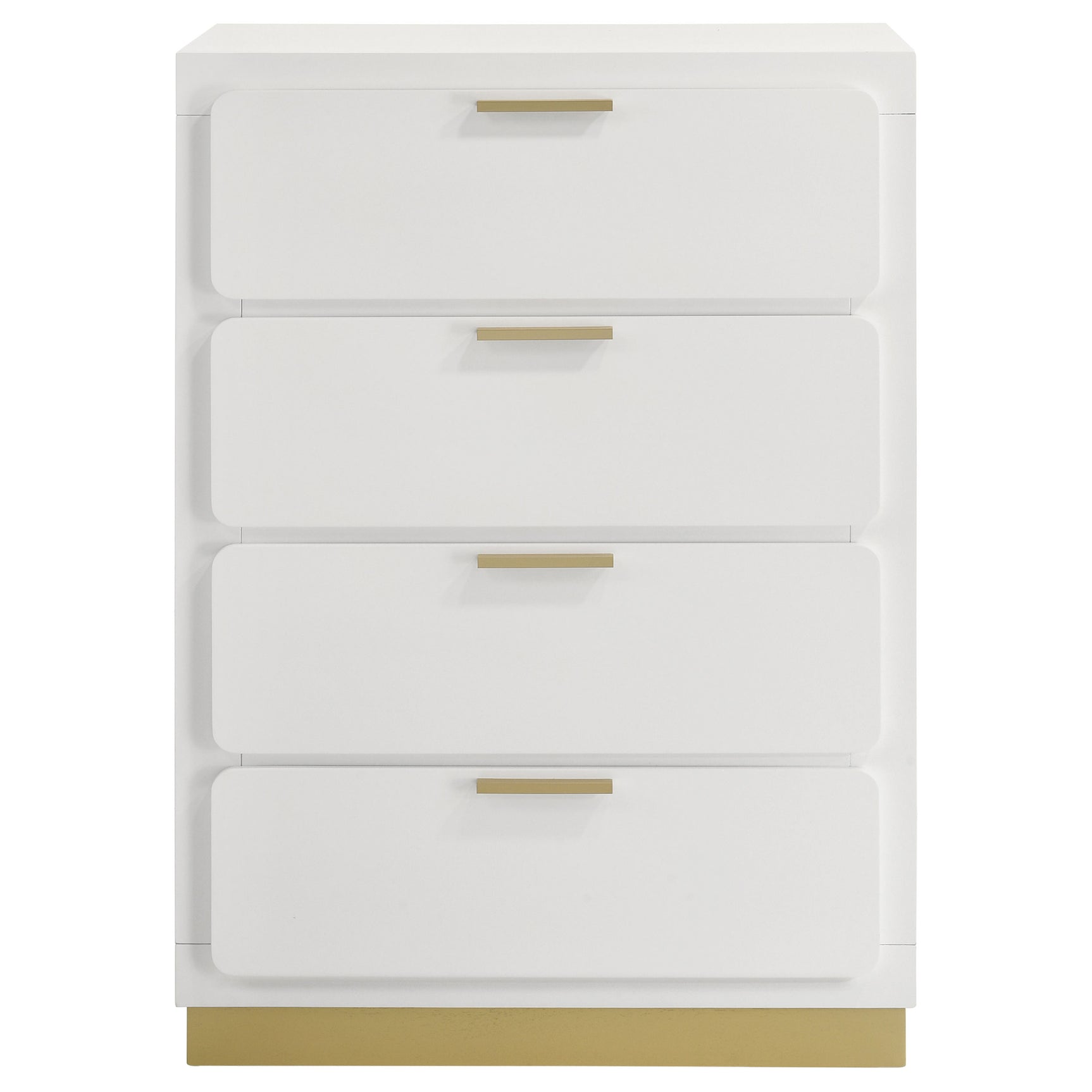 Caraway 4-drawer Bedroom Chest White - Tampa Furniture Outlet