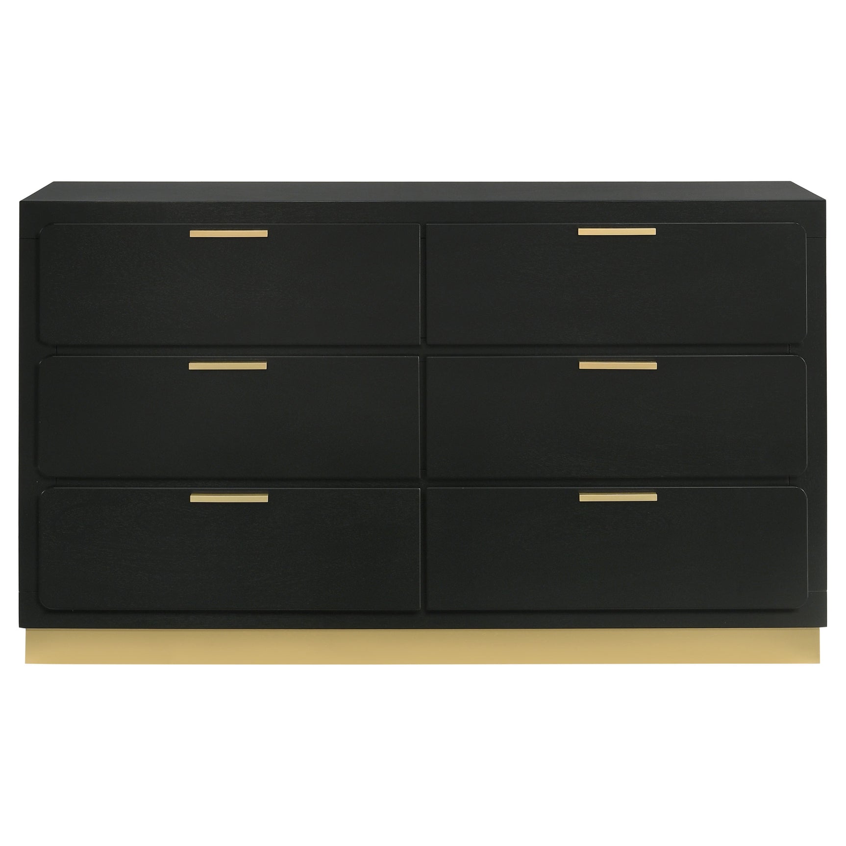 Caraway 6-drawer Dresser Black - Tampa Furniture Outlet