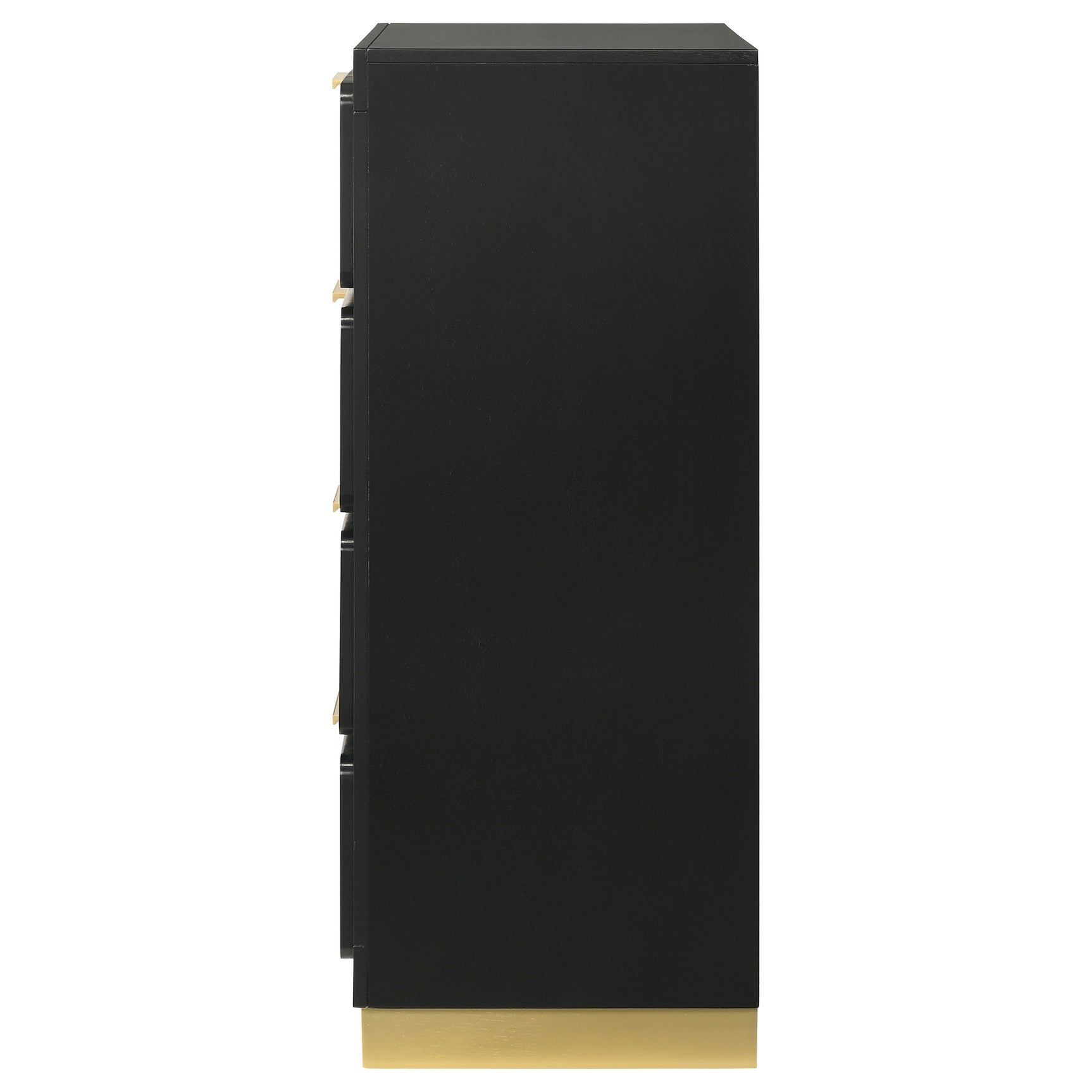 Caraway 4-drawer Bedroom Chest Black - Tampa Furniture Outlet
