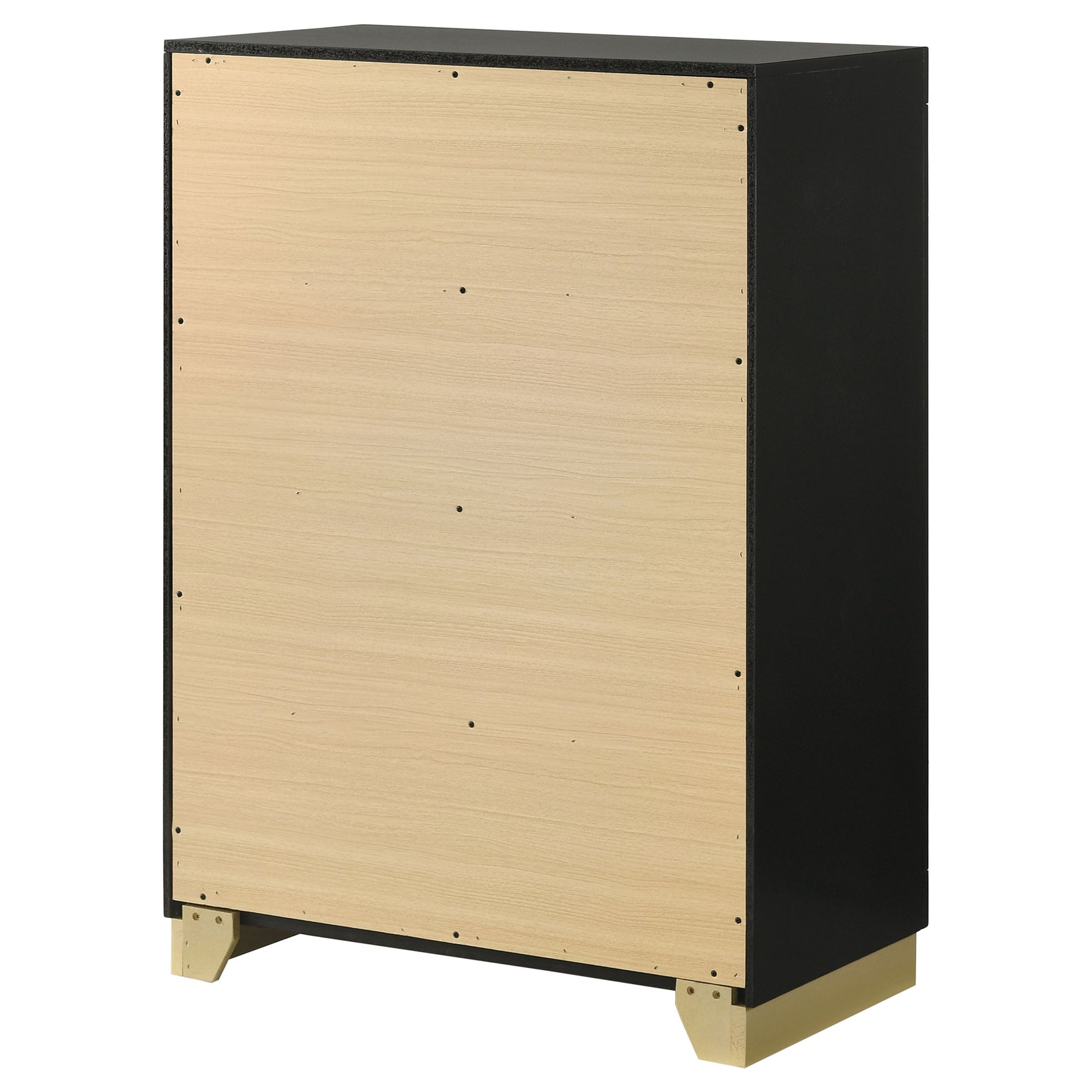Caraway 4-drawer Bedroom Chest Black - Tampa Furniture Outlet