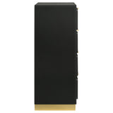 Caraway 4-drawer Bedroom Chest Black - Tampa Furniture Outlet