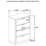 Caraway 4-drawer Bedroom Chest Black - Tampa Furniture Outlet