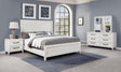 Tampa Furniture Outlet - Coaster - Marielle 4-piece Eastern King Bedroom Set Distressed White  - 224841KE-S4