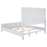 Marielle 4-piece Eastern King Bedroom Set Distressed White