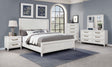 Tampa Furniture Outlet - Coaster - Marielle 5-piece Cal King Bedroom Set Distressed White  - 224841KW-S5