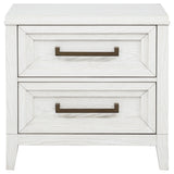 Marielle 2-drawer Nightstand Bedside Table Distressed White - Tampa Furniture Outlet
