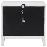 Marielle 2-drawer Nightstand Bedside Table Distressed White - Tampa Furniture Outlet