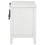 Marielle 2-drawer Nightstand Bedside Table Distressed White - Tampa Furniture Outlet