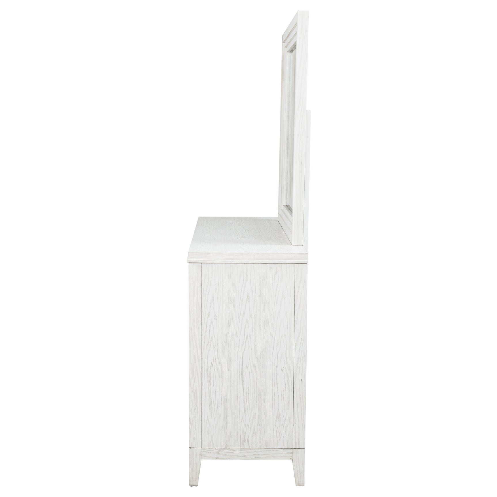 Marielle 6-drawer Dresser with Mirror Distressed White - Tampa Furniture Outlet