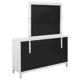 Marielle 6-drawer Dresser with Mirror Distressed White - Tampa Furniture Outlet