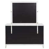 Marielle 6-drawer Dresser with Mirror Distressed White - Tampa Furniture Outlet
