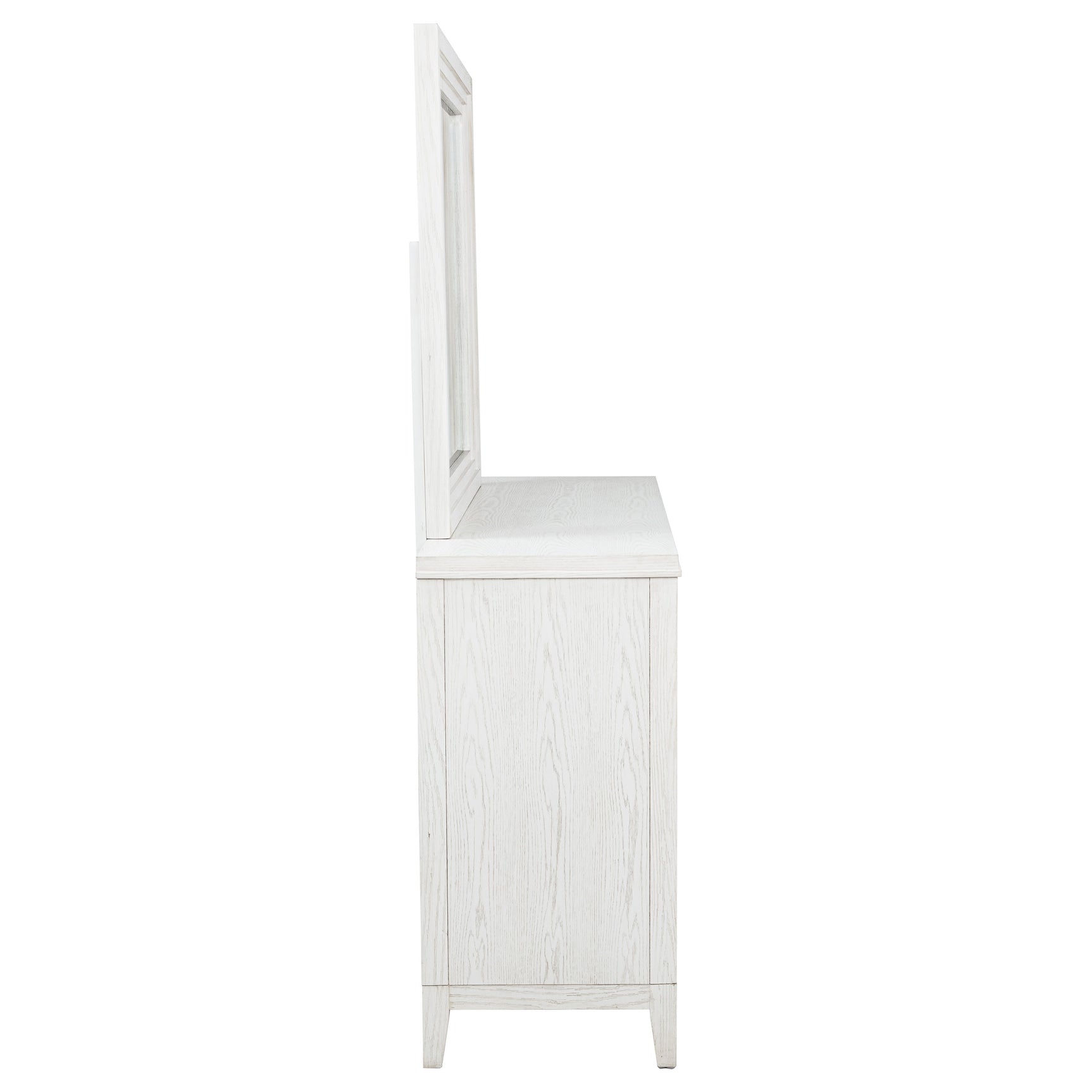 Marielle 6-drawer Dresser with Mirror Distressed White - Tampa Furniture Outlet