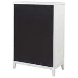 Marielle 5-drawer Bedroom Chest Distressed White - Tampa Furniture Outlet