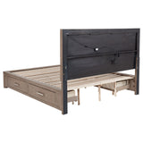 Kenora 5-piece Eastern King Bedroom Set Barley Brown - Tampa Furniture Outlet