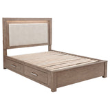 Kenora 4-piece Queen Bedroom Set Barley Brown - Tampa Furniture Outlet
