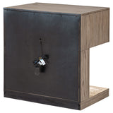 Kenora 1-drawer Nightstand Bedside Table Barley Brown - Tampa Furniture Outlet