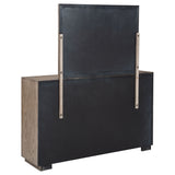 Kenora 6-drawer Dresser and Mirror Barley Brown - Tampa Furniture Outlet
