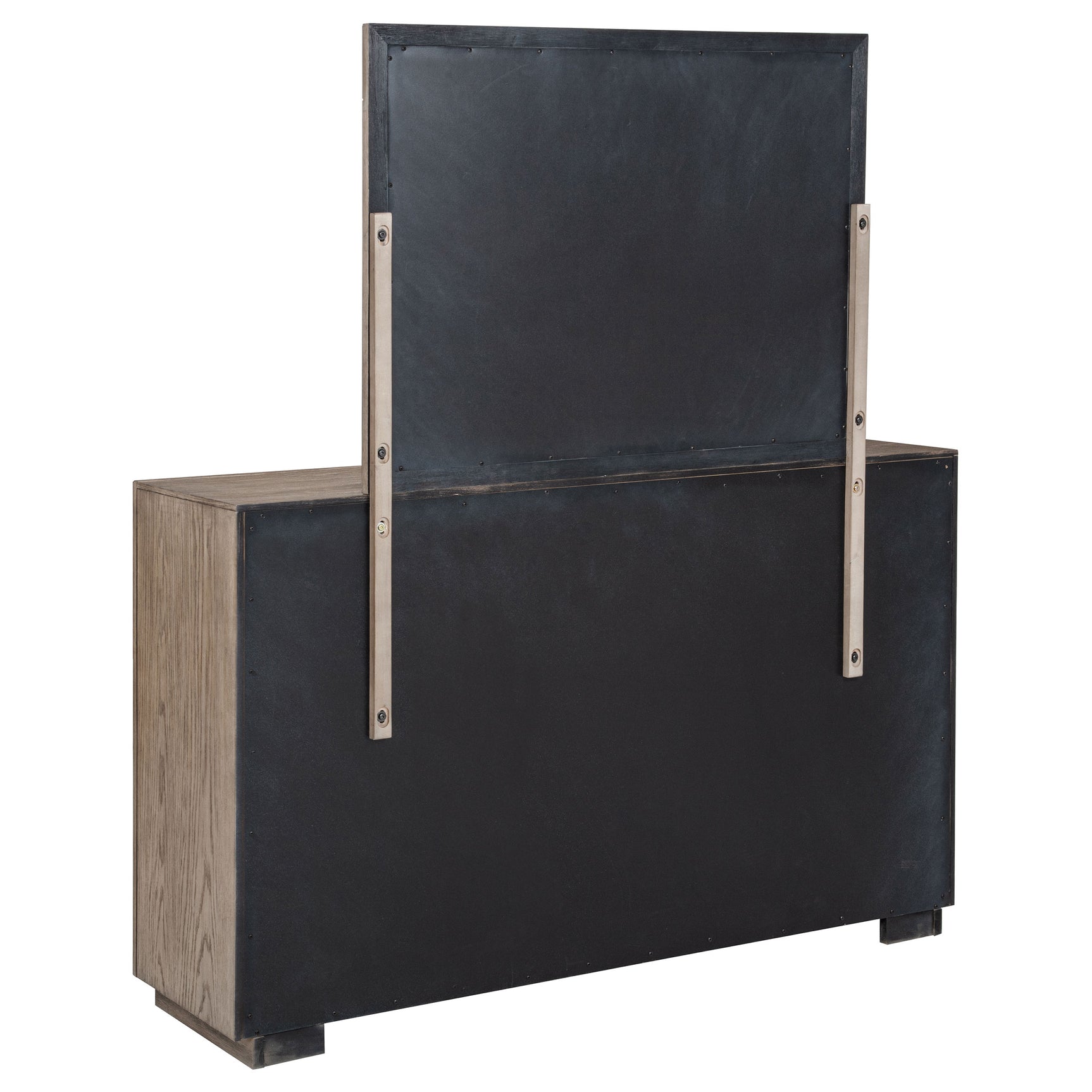 Kenora 6-drawer Dresser and Mirror Barley Brown - Tampa Furniture Outlet