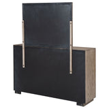 Kenora 6-drawer Dresser and Mirror Barley Brown - Tampa Furniture Outlet