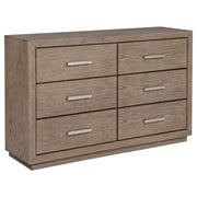 Tampa Furniture Outlet - Coaster - Kenora 6-drawer Dresser Barley Brown - 224853