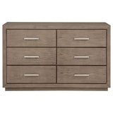 Kenora 6-drawer Dresser Barley Brown - Tampa Furniture Outlet