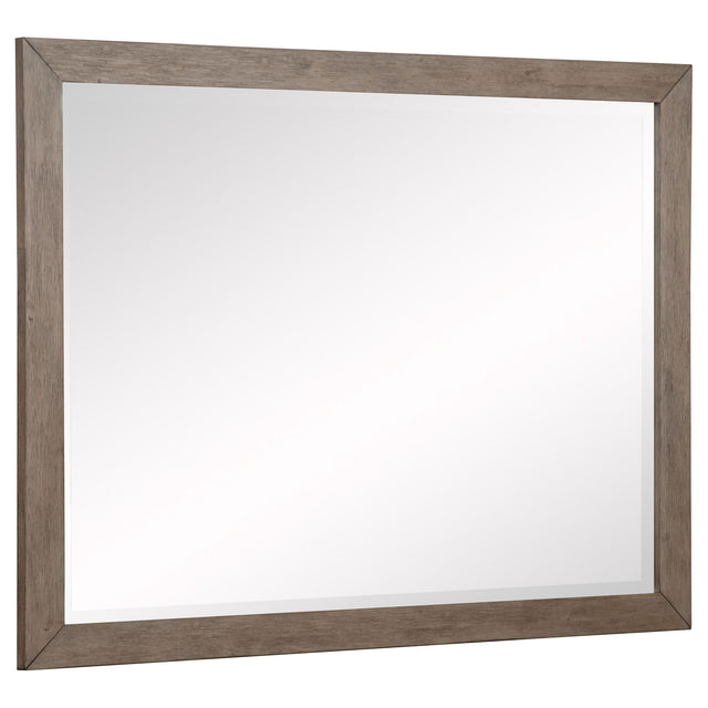 Tampa Furniture Outlet - Coaster - Kenora Dresser Mirror Barley Brown - 224854