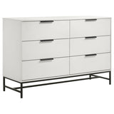 Sonora 4-piece California King Bedroom Set White - Tampa Furniture Outlet