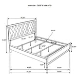 Sonora 5-piece California King Bedroom Set White - Tampa Furniture Outlet