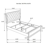 Sonora 4-piece Queen Bedroom Set White - Tampa Furniture Outlet