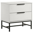 Tampa Furniture Outlet - Coaster - Sonora 2-drawer Nightstand Bedside Table White  - 224862
