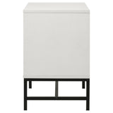 Sonora 2-drawer Nightstand Bedside Table White - Tampa Furniture Outlet