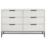 Sonora 6-drawer Bedroom Dresser White - Tampa Furniture Outlet