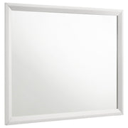 Tampa Furniture Outlet - Coaster - Sonora Dresser Mirror White  - 224864