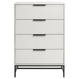 Sonora 4-drawer Bedroom Chest White - Tampa Furniture Outlet