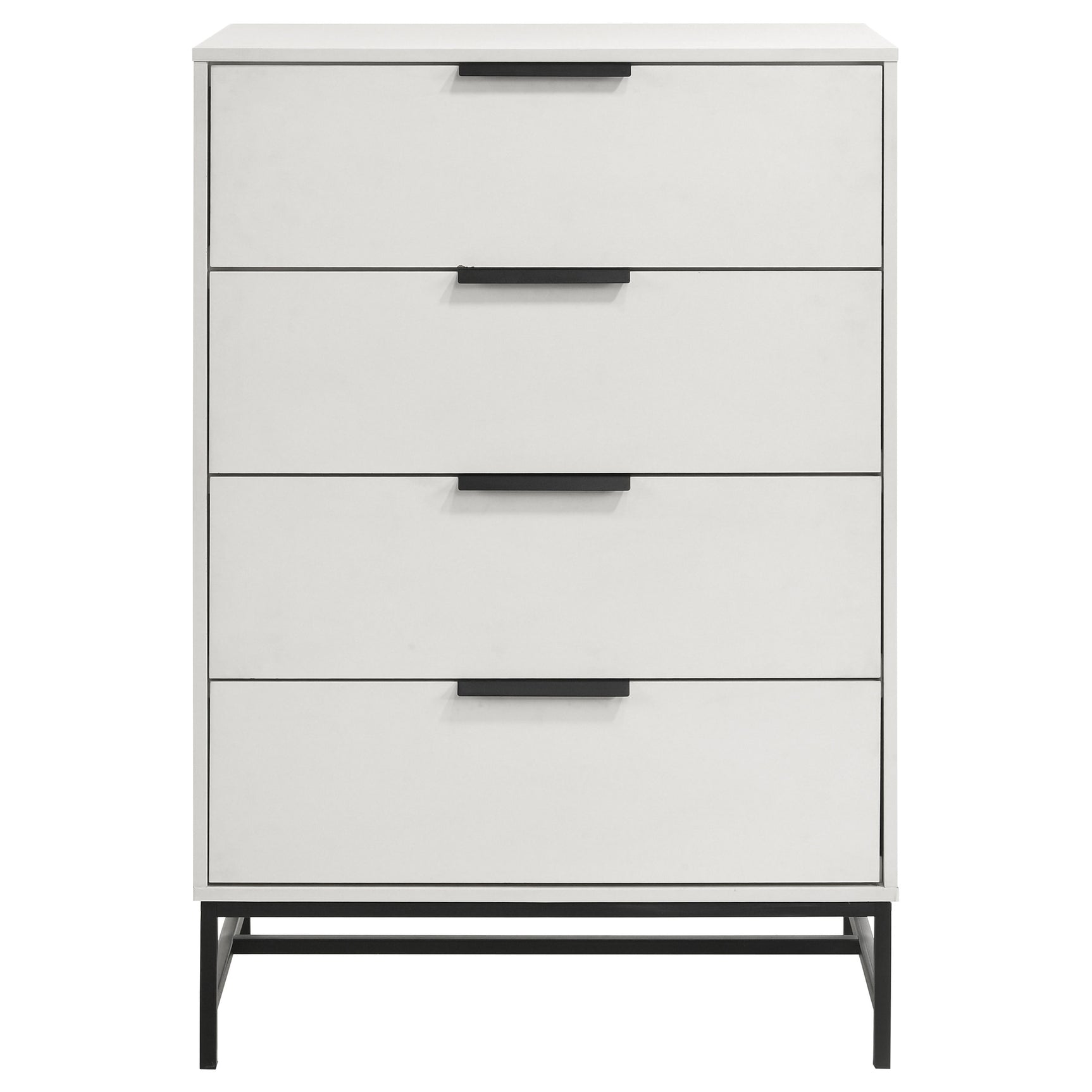 Sonora 4-drawer Bedroom Chest White - Tampa Furniture Outlet