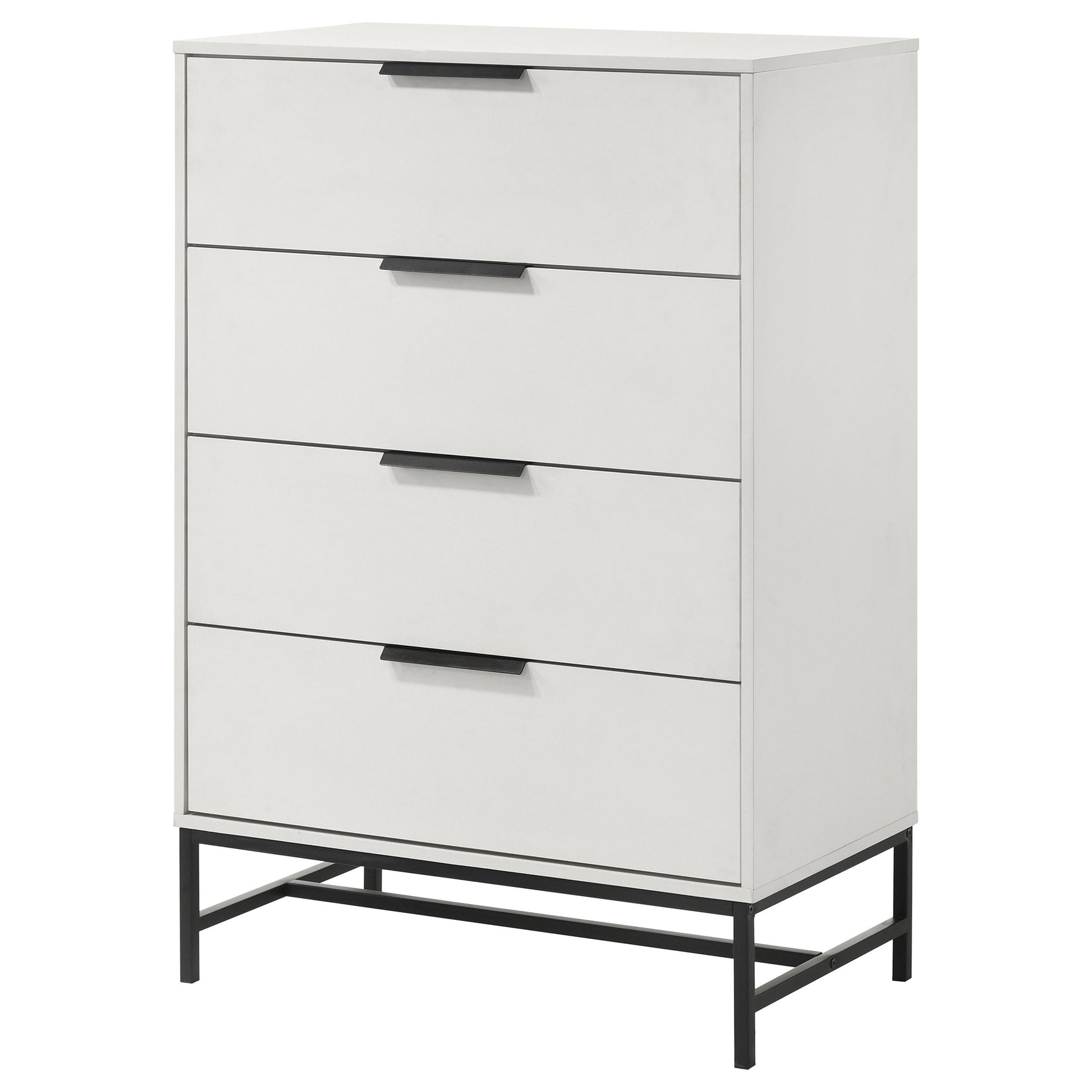 Sonora 4-drawer Bedroom Chest White - Tampa Furniture Outlet