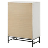 Sonora 4-drawer Bedroom Chest White - Tampa Furniture Outlet