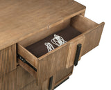 Terrace 6-piece Eastern King Panel Bedroom Set Ash Brown - Tampa Furniture Outlet