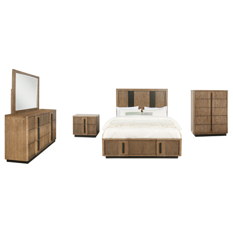 Terrace 5-piece Queen Bedroom Set Ash Brown - Tampa Furniture Outlet