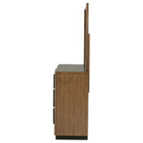 Terrace 6-drawer Dresser and Mirror Ash Brown - Tampa Furniture Outlet