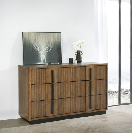 Terrace 6-drawer Dresser Cabinet Ash Brown - Tampa Furniture Outlet