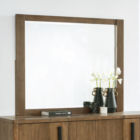 Terrace Dresser Mirror Ash Brown - Tampa Furniture Outlet