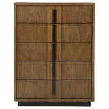 Terrace 5-drawer Chest of Drawers Ash Brown - Tampa Furniture Outlet