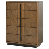 Terrace 5-drawer Chest of Drawers Ash Brown - Tampa Furniture Outlet